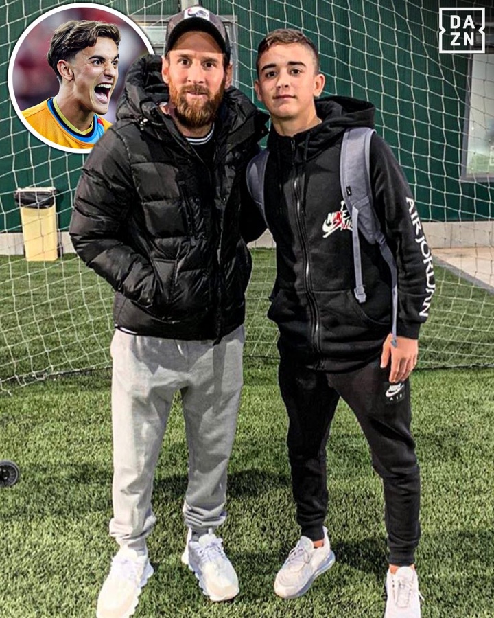 梅西童年合影曝光 西班牙六將決賽直面偶像
