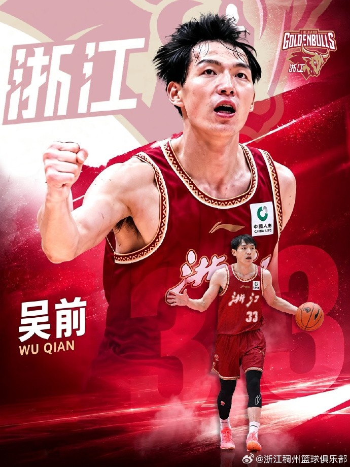 吳前續(xù)約浙江男籃：一城十五載，功勛控衛(wèi)鎖定生涯終章