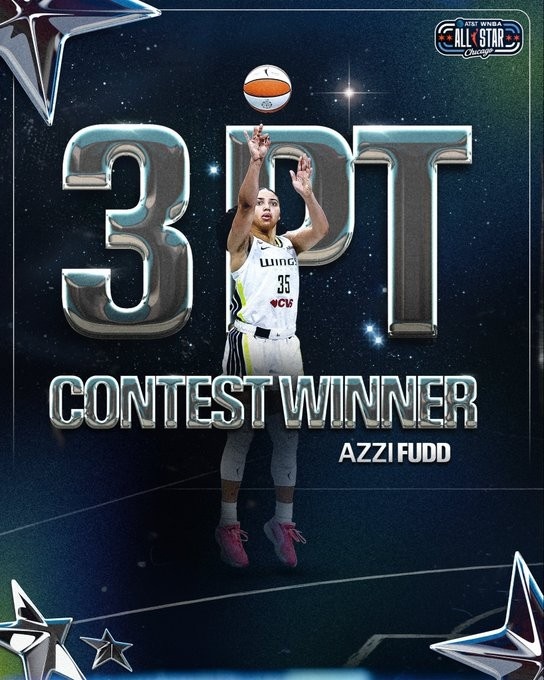 狀元阿齊·福德奪WNBA三分大賽冠軍 獎金7萬超NBA